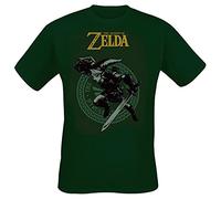 The Legend of Zelda Men's Link Pose Blouse, Green, L