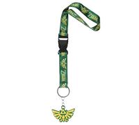 The Legend of Zelda Triforce Wrist Strap Lanyard for Keys and Wallets | Hand and Wrist Lanyard Strap Keychain for Men Women