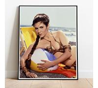 The Legendary Carrie Fisher Star Wars Princess Leia Gold Bikini- Huge Classic Photo Poster : 30"x24" #1