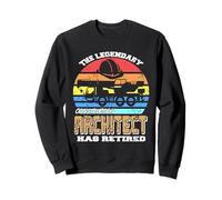 The Legendary Construction Architect Has Retired Present Sweatshirt
