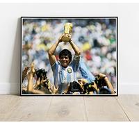 The Legendary Diego Maradona Argentina World Cup Final 1986 : Huge Classic Photo Poster : 30"x24"