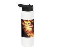 The Legendary Phoenix of Immortality Stainless Steel Insulated Water Bottle