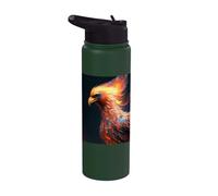 The Legendary Phoenix of Immortality Stainless Steel Insulated Water Bottle