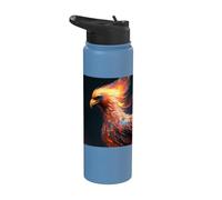 The Legendary Phoenix of Immortality Stainless Steel Insulated Water Bottle