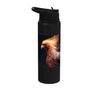 The Legendary Phoenix of Immortality Stainless Steel Insulated Water Bottle