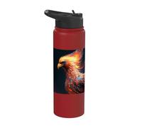 The Legendary Phoenix of Immortality Stainless Steel Insulated Water Bottle