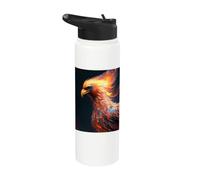 The Legendary Phoenix of Immortality Stainless Steel Insulated Water Bottle