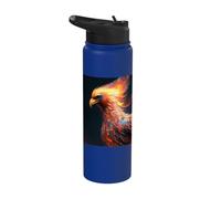 The Legendary Phoenix of Immortality Stainless Steel Insulated Water Bottle