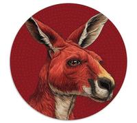 The Legendary Red Kangaroo in The Northern Tip,Rätsel Für Erwachsene 1000pcs (67.5x67.5cm),Herausforderungsspiele