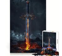 The Legendary Sword Jigsaw Puzzles 1000 Pieces for Adults Reason Skill Toy Calm Relax Exact Cut Heartfelt Gift (38x26cm)