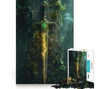 The Legendary Sword Jigsaw Puzzles for Adults1000 Pieces Think Smart Toy Family Bond Accurate Cut Seasonal Gift (38x52cm)