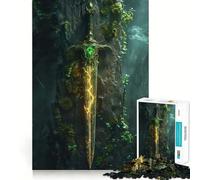 The Legendary Sword Puzzles for Adults 1000 Pieces Brain Challenge Toy Calm Mind Clear Cut Art Collection Piece (50x75cm)