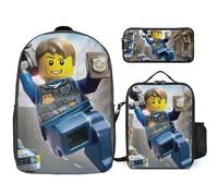 The Lego Movie Backpack Knowledge Space Colony Bookbag with Dome Lunch System