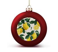 The Lemon And Leaves Christmas Baubles Hanging 1PCS