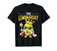 The Lemonarchy Funny Lemon King Crown Pun T-Shirt
