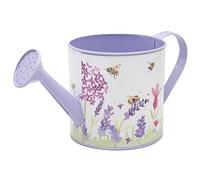 The Leonard Collection Lavender & Bees Watering Can For Indoor & Outdoor | Beautiful Flower Planting Garden Tool | Designed By Jennifer Rose Gallery | Floral Design Metal Watering Can