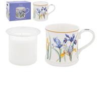 The Leonardo Collection 350ml Iris Candle Gift Set for Women & Men | Lovely Decorative Accessories for Home Decor | Aromatherapy Large Scented Candles for Any Celebrations