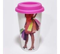 The Leonardo Collection A Girl's Life Shopping Design Travel Mug