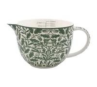 The Leonardo Collection Acorn Measuring Jug 1200ml Stoneware | 1200ml Acorn measuring jug made from stoneware, featuring a decorative William Morris design for practical kitchen use.