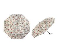The Leonardo Collection Anthina Folding Umbrella For Rain | British Designed Windproof Strong Umbrella | Lovely Compact Travel Umbrella | Printed Classic Handheld