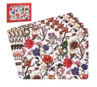 The Leonardo Collection Anthina Table Place Mats Set of 4 | Non Slip Washable Table Mats For Dining | Easy to Clean and Mantain Table Mats | Set of 4 Printed Designer Placemats