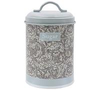 The Leonardo Collection Bachelors Button Design Sugar Metal Canister Tin