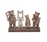 The Leonardo Collection Bear Family Figurine For Home & Office | Home Decor Ornaments Gift For Women & Men | Beautiful Figurine For Indoor & Outdoor | Living Room Decor Ornaments