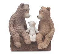 The Leonardo Collection Bear Happy Family Figurine For Home & Office | Home Decor Ornaments Gift For Women & Men | Beautiful Figurine For Indoor & Outdoor | Living Room Decor Ornaments