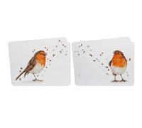 The Leonardo Collection Birds By Clemency Bunn Robins Placemats Set of 4