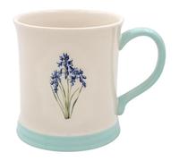 THE Leonardo Collection Bluebells Mug Embossed Country Life, Tea and Coffee Mugs for Hot Drinks | Fine China Printed Mugs for Kitchen & Home | Reusable Ceramic Cups for Every Occasion