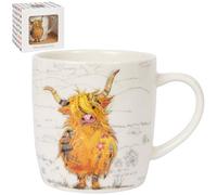 The Leonardo Collection Bug Art Mug Hamish Highland Cow