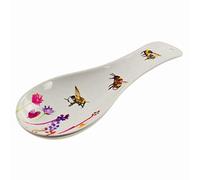 The Leonardo Collection Busy Bees Spoon Rest by Jennifer Rose Gallery | Delightful Bee-Inspired Design | Hand-Painted Resin | Practical Kitchen Accessory | Nature-Inspired Decor for Cooking