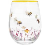 The Leonardo Collection Busy Bees Stemless Gin Cocktail Glass Tumbler