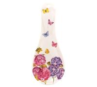 The Leonardo Collection Butterfly Blossom Spoon Rest for Kitchen & Home | Spoon Holder for Kitchen Accessories | Designed by Jennifer Rose Gallery | Heat Resistant Spoon Rest for All Types of Spoons