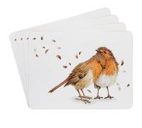 The Leonardo Collection By Clemency Bunn Robin Love Birds Placemats Set 4