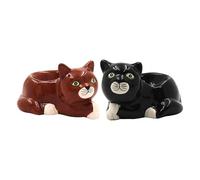 The Leonardo Collection Cat Novelty Egg Cups for Kitchen & Home | Ideal Eggs Cup for Egg Holder Storage | Durable Egg Holder for Everyday Use | Stylish Kitchen Accessory As Egg Cup