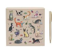 The Leonardo Collection Cats & Dogs By Finola Kitty Memo Block With Pen
