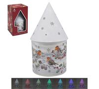 The Leonardo Collection Christmas Robins LED House for Home & Living Room | Lovely Led Lights for Home Decor & Night Light | Ideal Led Lights for Bedroom & Table | Durable for Daily Use