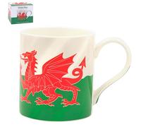 The Leonardo Collection Christmas Welsh Dragon Mug for Hot & Cold Drinks | Durable Coffee Cups for Home & Office | Comfortable & Easy-to-Hold Coffee Mugs for Beverages & Daily Use