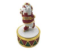 The Leonardo Collection Christmas Wind-up Musical (Snowman on Ice Skates)