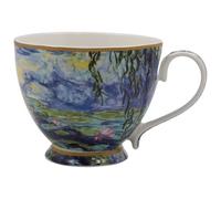The Leonardo Collection Large Footed Classic Tea Cup - Monet's Waterlillies Design