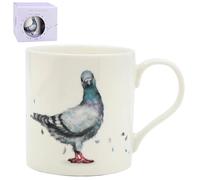 The Leonardo Collection Clemency Bunn Christmas Pigeon Mug for Hot & Cold Drinks | Durable Coffee Cups for Home & Office | Comfortable & Easy-to-Hold Coffee Mugs for Beverages & Daily Use