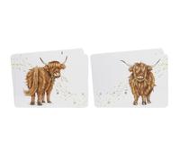 The Leonardo Collection Clemency Bunn Highland Cow Placemats Set of 4