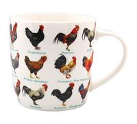 The Leonardo Collection Cockerel Mug, Tea and Coffee Mugs for Hot Drinks | Fine China Printed Mugs for Kitchen & Home | Reusable Ceramic Cups for Every Occasion | Birthday Gifts for Women & Men