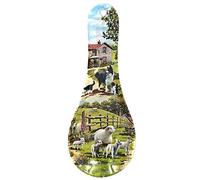 The Leonardo Collection Collie and Sheep Farming Scene Design Melamine Spoon Rest Kitchen Cooking