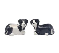 The Leonardo Collection Collie Novelty Egg Cups for Kitchen & Home | Ideal Eggs Cup for Egg Holder Storage | Durable Egg Holder for Everyday Use | Stylish Kitchen Accessory As Egg Cup