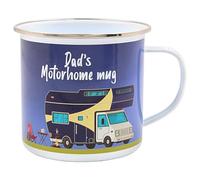 The Leonardo Collection Dad's Motorhome Tin Mug, Tea and Coffee Mugs for Hot Drinks | Fine China Printed Mugs for Kitchen & Home | Reusable Ceramic Cups for Every Occasion | Gifts for Women & Men
