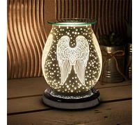 The Leonardo Collection Desire Aroma Lamp - Satin Finish - Angel Wings Design