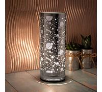 The Leonardo Collection Desire Galaxy Design Aroma Lamp, Silver, H26cm