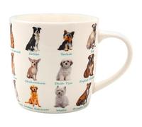 The Leonardo Collection Dogs Mug, Tea and Coffee Mugs for Hot Drinks | Fine China Printed Mugs for Kitchen & Home | Reusable Ceramic Cups for Every Occasion | Birthday Gifts for Women & Men